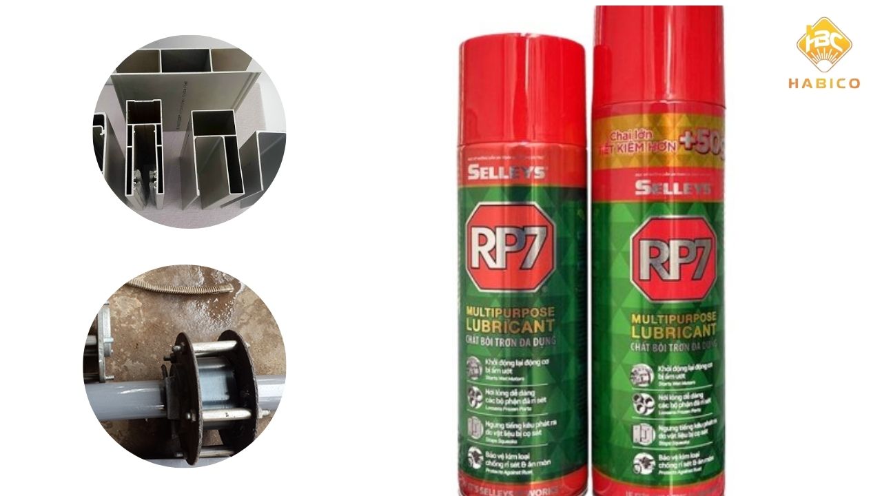 Các bộ phận cửa cuốn cần bảo dưỡng bằng chai xịt RP7 Các bộ phận cửa cuốn cần bảo dưỡng bằng chai xịt RP7