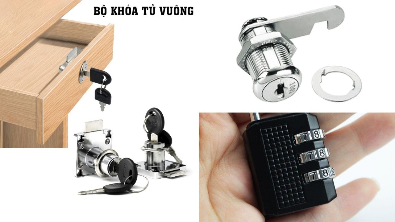Các loại khóa tủ gỗ gia dụng Các loại khóa tủ gỗ gia dụng