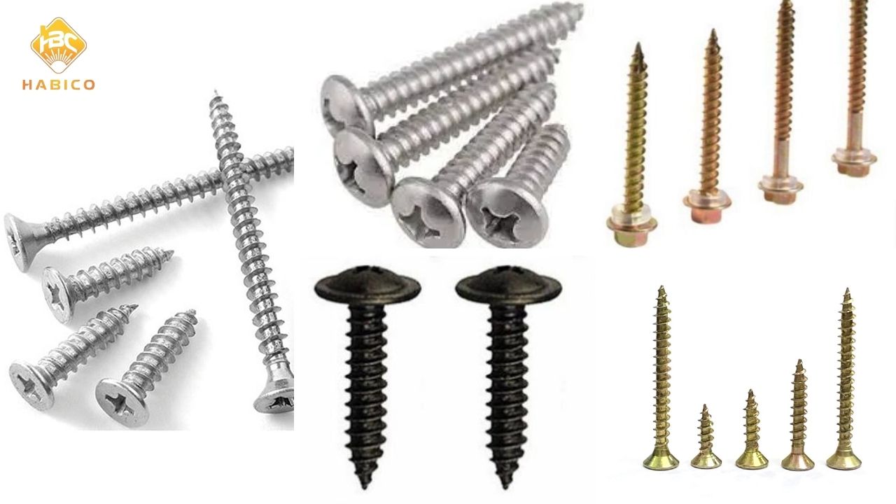 Các loại vít bắn gỗ phổ biến hiện nay Các loại vít bắn gỗ phổ biến hiện nay