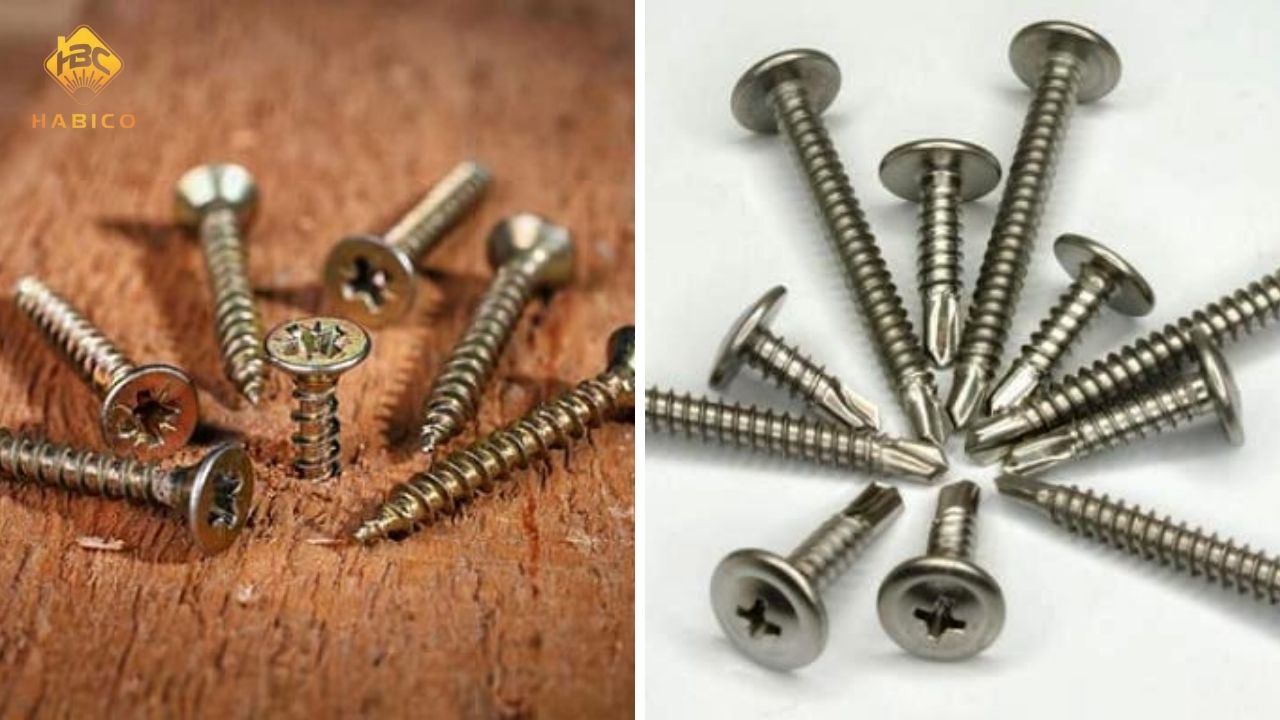 Cấu tạo đặc trưng của vít bắn gỗ Cấu tạo đặc trưng của vít bắn gỗ