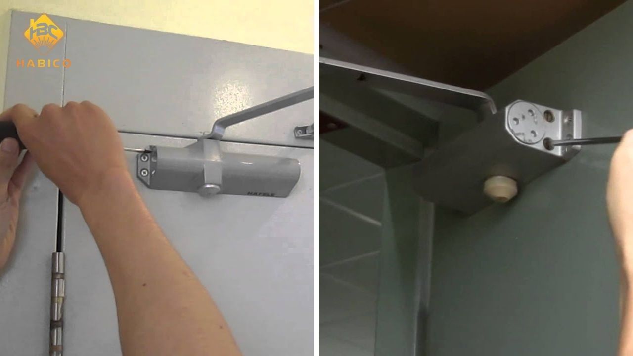 Hướng dẫn lắp đặt tay co thủy lực dương cửa Hướng dẫn lắp đặt tay co thủy lực dương cửa