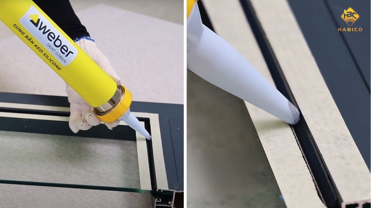 Hướng dẫn thi công keo trám silicone Weber đúng cách Hướng dẫn thi công keo trám silicone Weber đúng cách