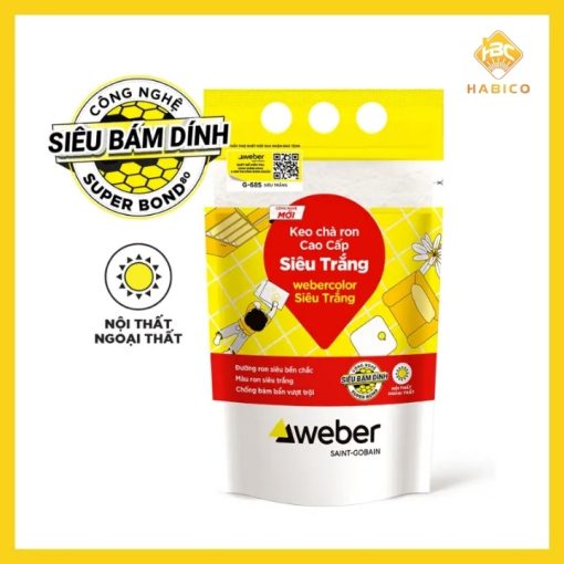 Keo Chà Ron Webercolor Siêu Trắng