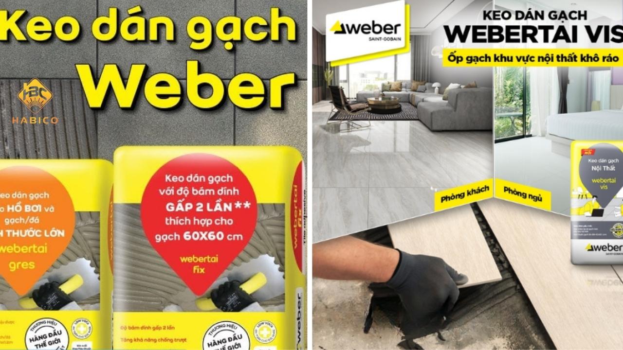 Keo dán gạch Weber Keo dán gạch Weber