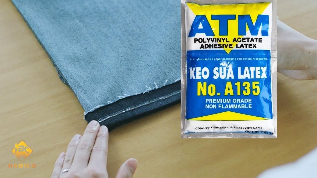 Keo sữa dán vải được không