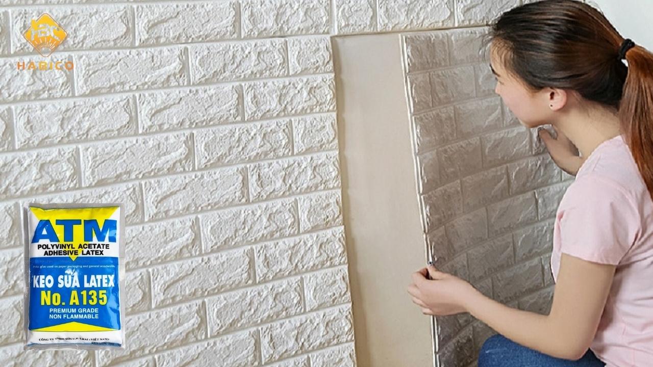 Keo sữa dán xốp được không