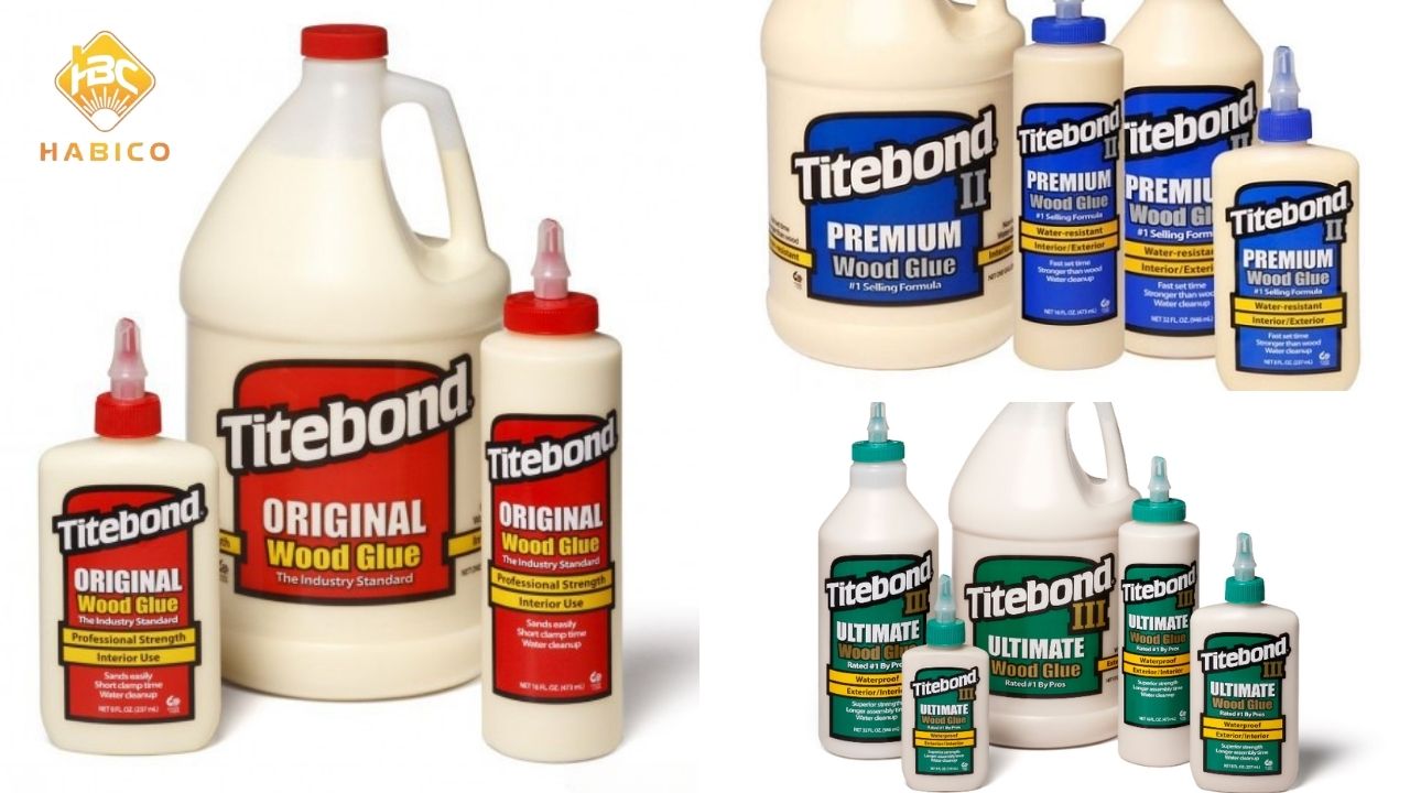 Sự Khác Biệt Của Các Loại Keo Sữa Dán Gỗ Titebond Sự Khác Biệt Của Các Loại Keo Sữa Dán Gỗ Titebond