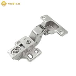 Bản lề thép mạ Niken đế tích hợp giảm chấn 105 độ Lọt lòng Imundex 7171123