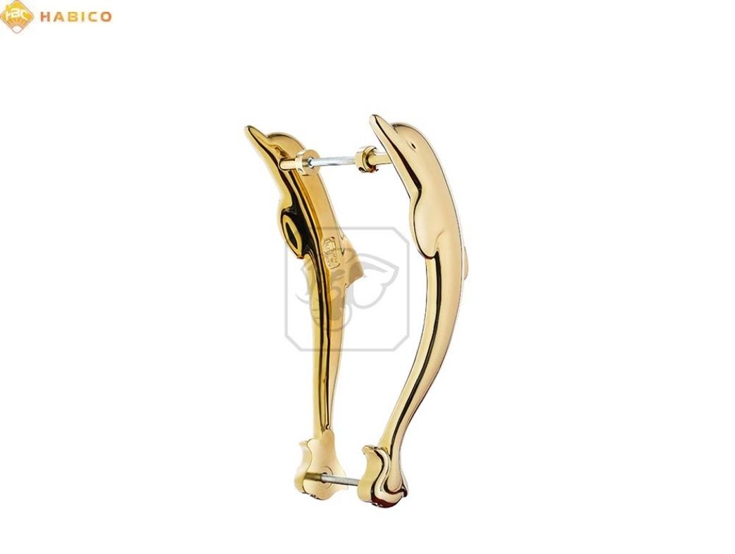 Tay Nắm Cửa Huy Hoàng DOLPHIN PVD Gold Tay Nắm Cửa Huy Hoàng DOLPHIN PVD Gold